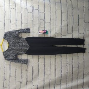 Jacques Moret Animal Print Catsuit Gymnastics Dance Girls Size Medium 8/10 NWT